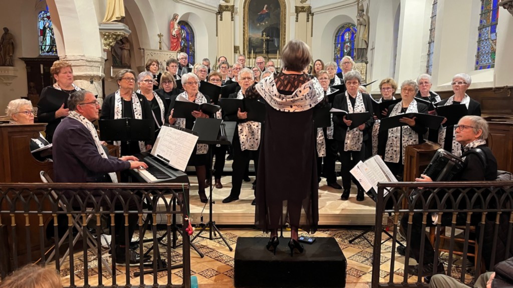 Les choristes de Coeur and Caux Choeurs and Caux