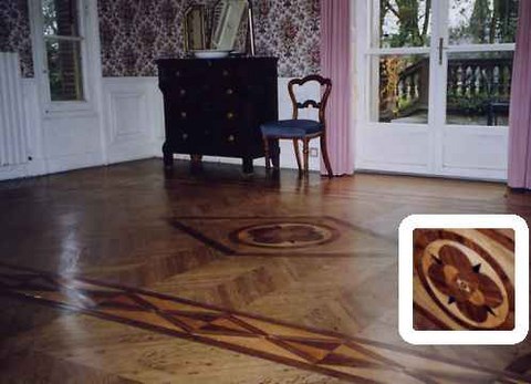 Parquet en marqueterie